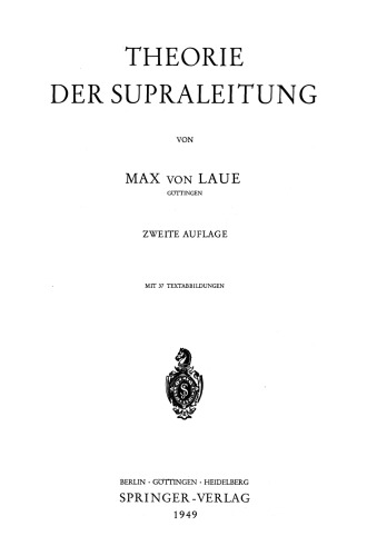 Theorie der Supraleitung