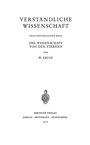 Die Wissenschaft von den Sternen: Ein Überblick über Forschungsmethoden und -Ergebnisse der Fixsternastronomie
