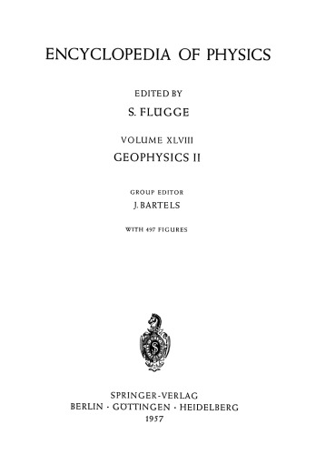 Geophysik II / Geophysics II