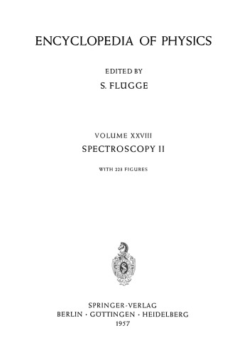 Spektroskopie II / Spectroscopy II