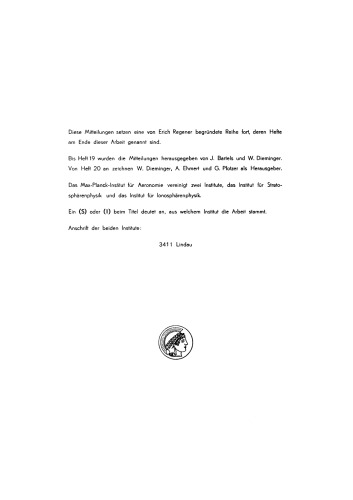 Lösung von Bewegungsgleichungen und Kontinuitätsgleichung der F-Schicht mit speziellen Anwendungen auf erdmagnetische Baistörungen