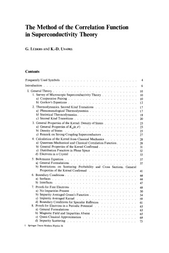 Springer Tracts in Modern Physics, Volume 56