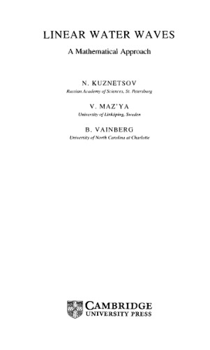 Linear water waves: a mathematical approach