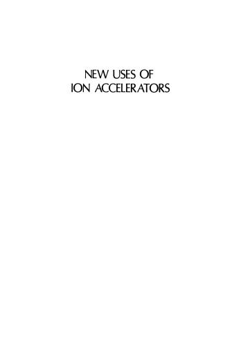 New Uses of Ion Accelerators