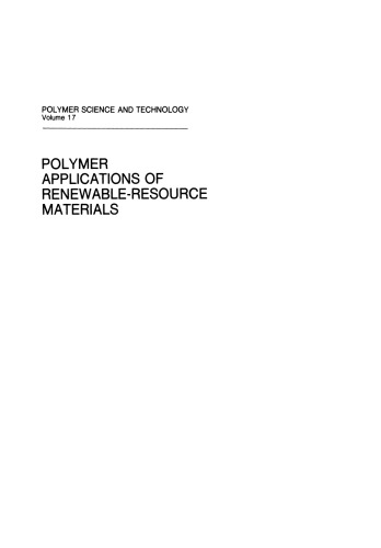 Polymer Applications of Renewable-Resource Materials