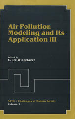 Air Pollution Modeling and Its Application III