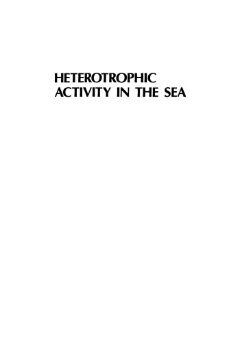 Heterotrophic Activity in the Sea