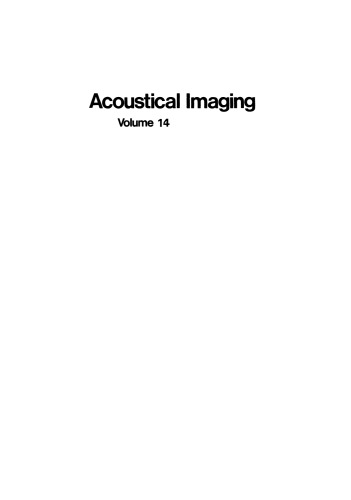 Acoustical Imaging