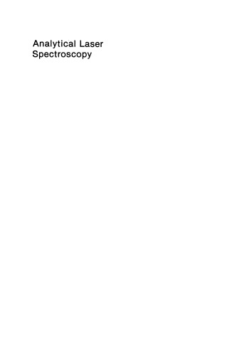 Analytical Laser Spectroscopy