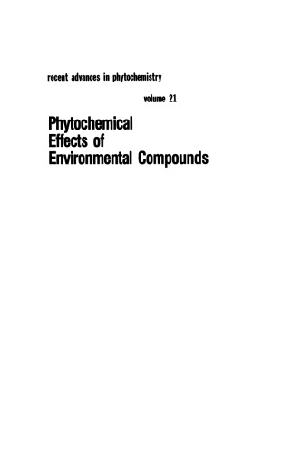 Phytochemical Effects of Environmental Compounds