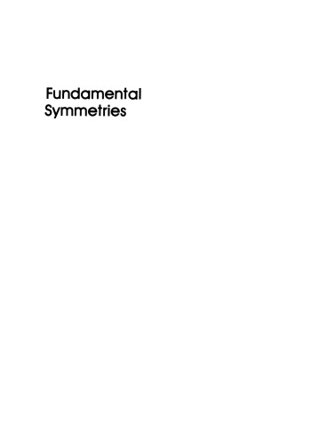 Fundamental Symmetries