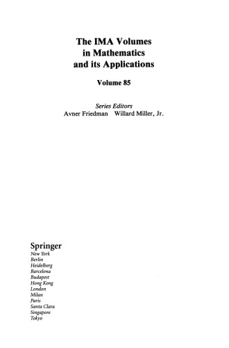 Stochastic Models in Geosystems