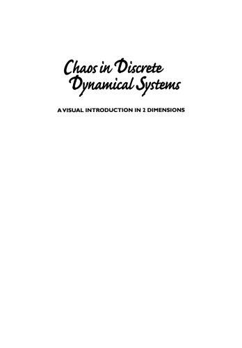 Chaos in Discrete Dynamical Systems: A Visual Introduction in 2 Dimensions