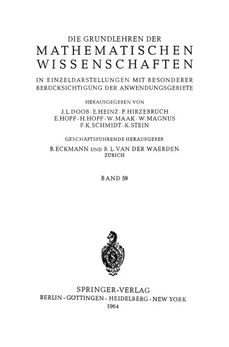 Vorlesungen über Zahlentheorie