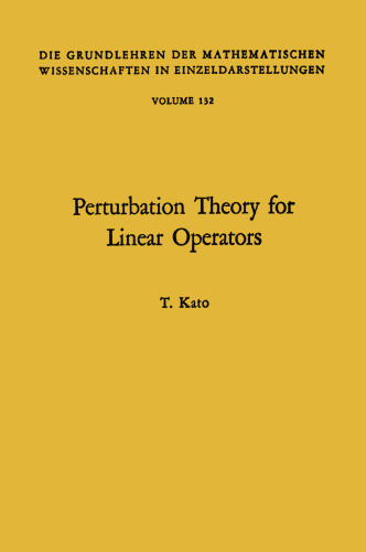 Perturbation theory for linear operators