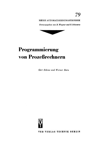 Programmierung von Prozeßrechnern