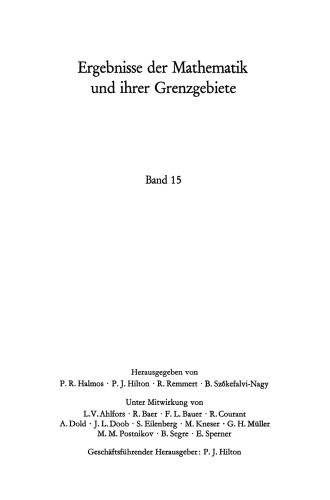 Theorie der Limitierungsverfahren