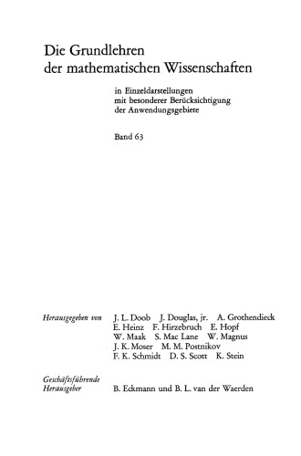 Quadratische Formen und orthogonale Gruppen