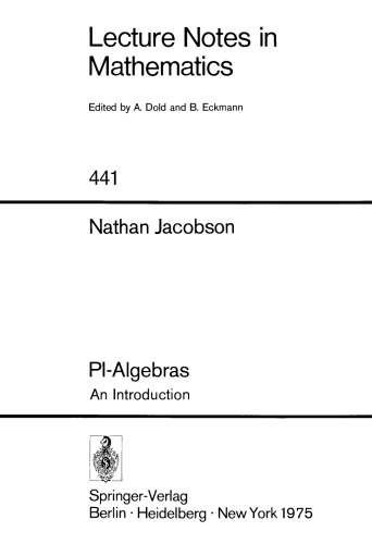 PI-Algebras: An introduction
