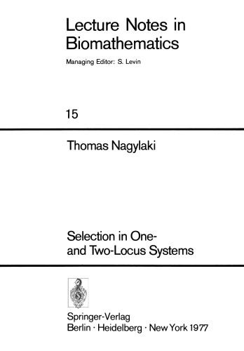 Selection in One- and Two-Locus Systems