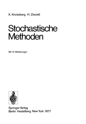 Stochastische Methoden