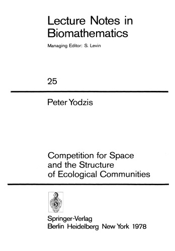 Competition for Space and the Structure of Ecological Communities