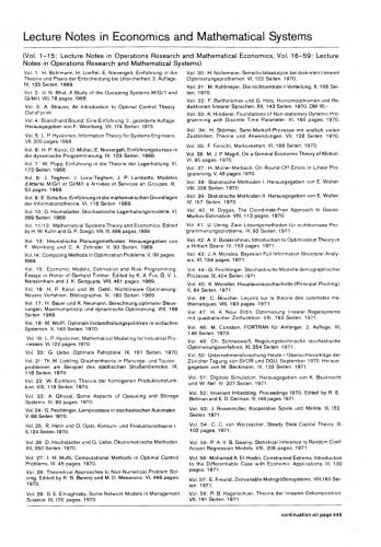 Problems and Instruments of Business Cycle Analysis: A Selection of Papers Presented at the 13th CIRET Conference Proceedings, Munich 1977