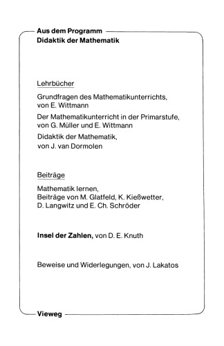 Insel der Zahlen: Eine zahlentheoretische Genesis im Dialog