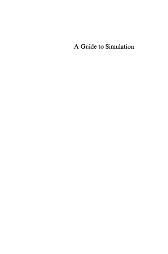 A Guide to Simulation
