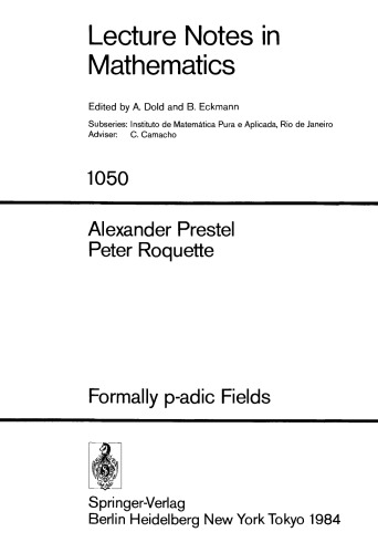 Formally p-adic Fields
