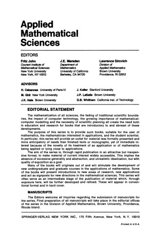 An Introduction to Infinite Dimensional Dynamical Systems — Geometric Theory