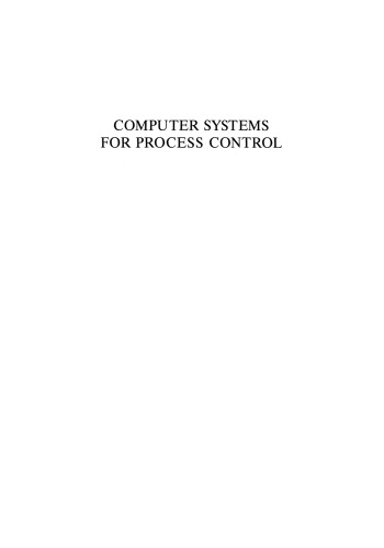 Computer Systems for Process Control