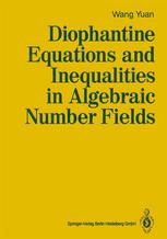 Diophantine Equations and Inequalities in Algebraic Number Fields