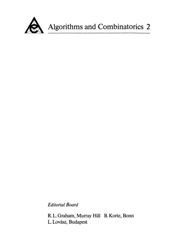 Geometric Algorithms and Combinatorial Optimization