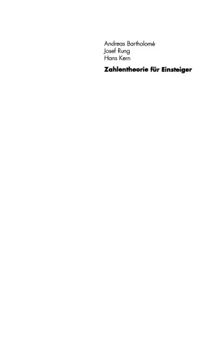 Zahlentheorie für Einsteiger