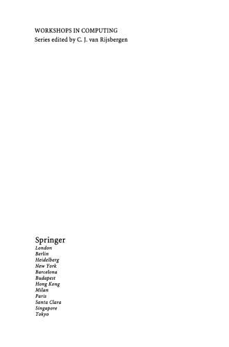 Structures in Concurrency Theory: Proceedings of the International Workshop on Structures in Concurrency Theory (STRICT), Berlin, 11–13 May 1995