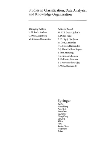 From Data to Knowledge: Theoretical and Practical Aspects of Classification, Data Analysis, and Knowledge Organization