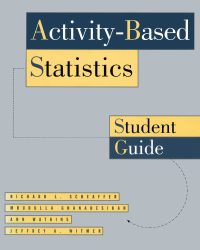 Activity-Based Statistics: Student Guide