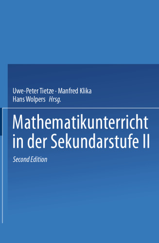 Mathematikunterricht in der Sekundarstufe II: Band 1