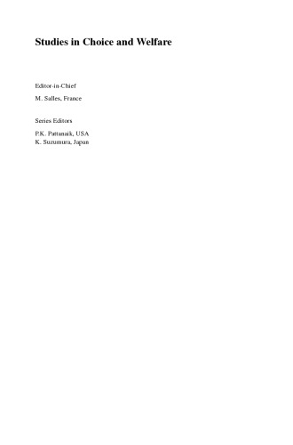 The Mathematics of Preference, Choice and Order: Essays in Honor of Peter C. Fishburn