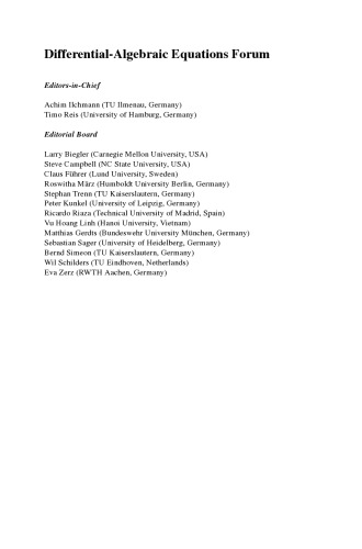 Differential-Algebraic Equations: A Projector Based Analysis