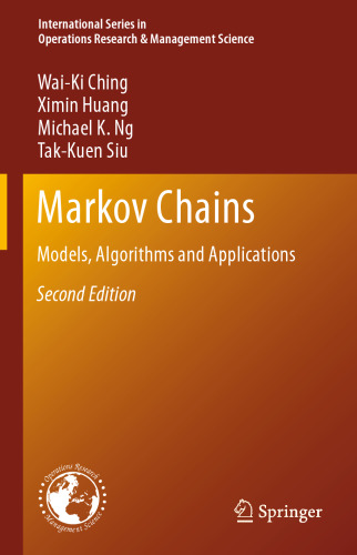 Markov Chains: Models, Algorithms and Applications