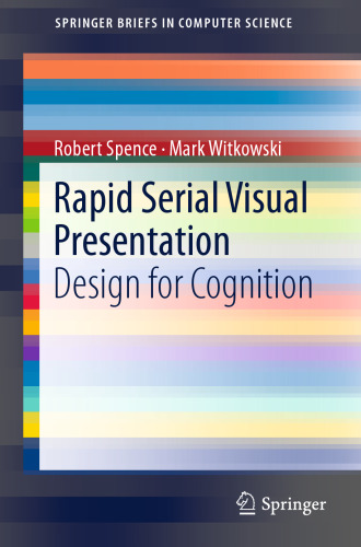 Rapid Serial Visual Presentation: Design for Cognition