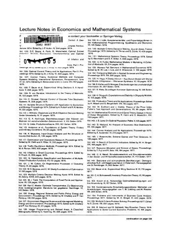 Location and Layout Planning: An International Bibliography