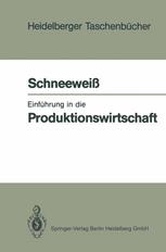 Einführung in die Produktionswirtschaft