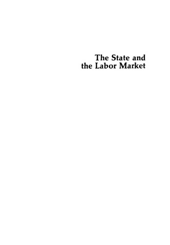 The State and the Labor Market