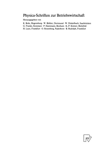 Entscheidungsunterstützende Systeme für Gruppen: Ein rückkopplungsorientierter Ansatz