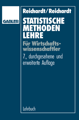 Statistische Methodenlehre für Wirtschaftswissenschaftler