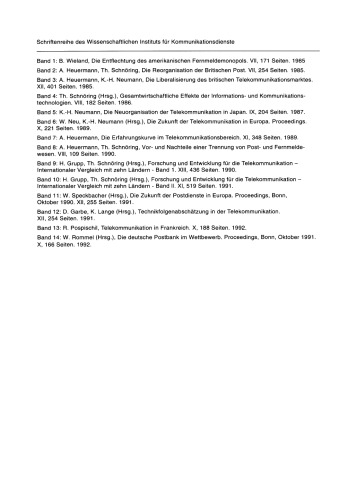 Die deutsche Postbank im Wettbewerb: Proceedings der Konferenz „Die deutsche Postbank im Wettbewerb“ Bonn, 9.–10. 10.1991