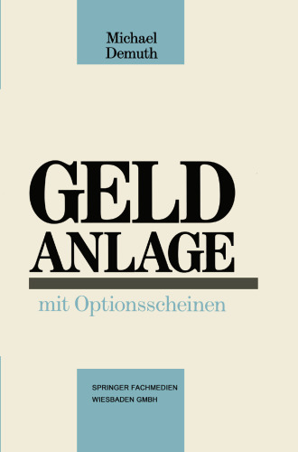 Geldanlage mit Optionsscheinen